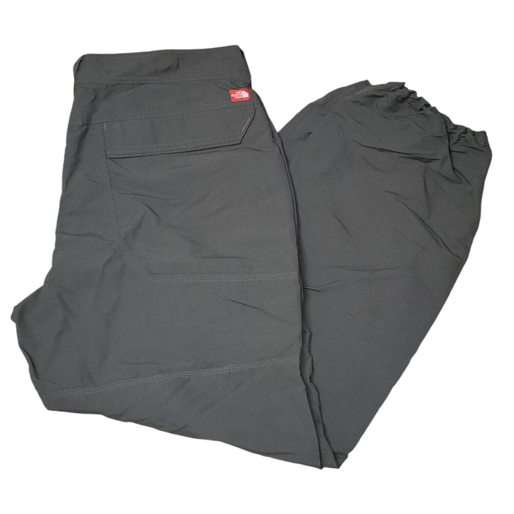 The North Face Mens Sz 40 Hiking Pants Khaki Green Performance Outdoors